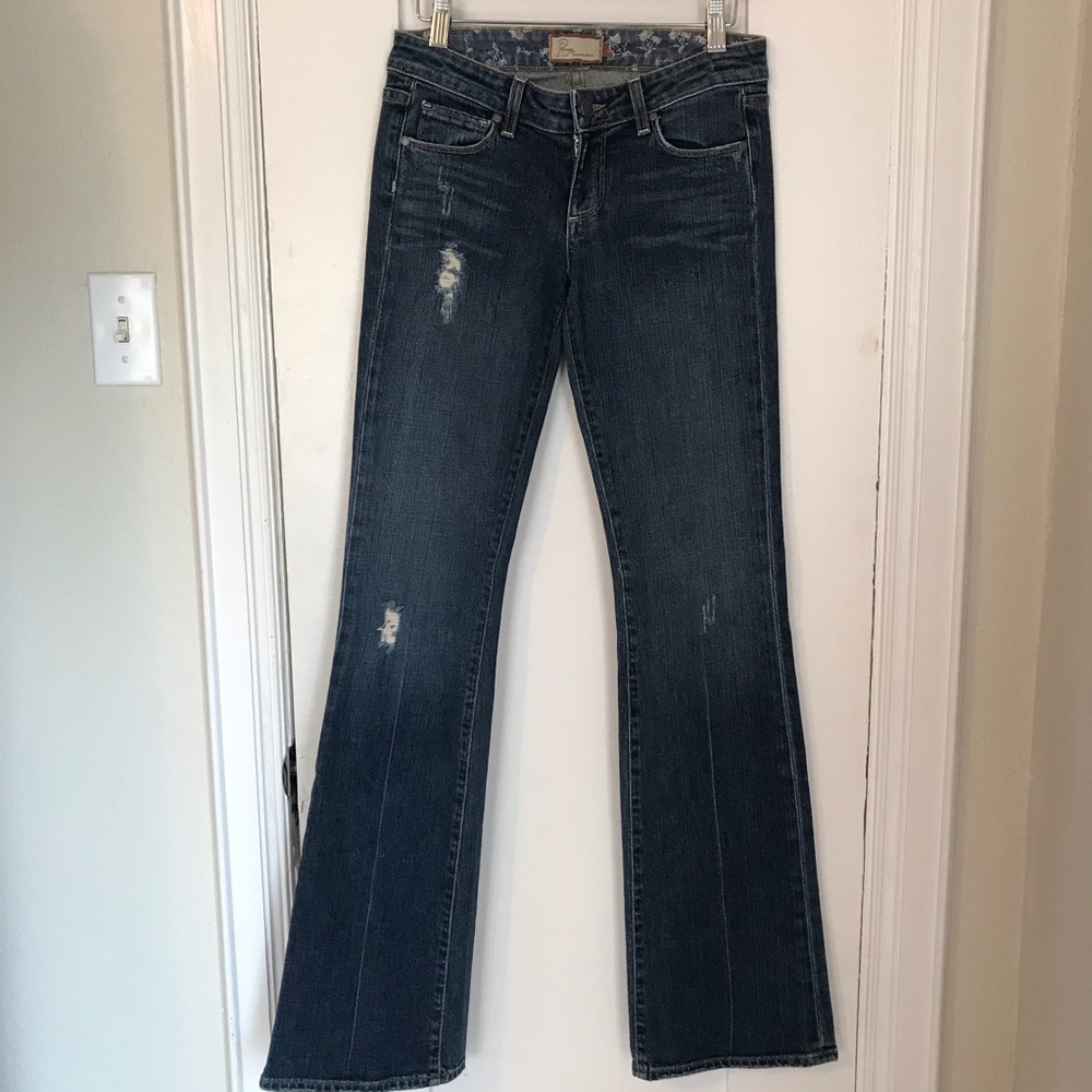 Paige Hollywood Hills Classic Rise Boot Cut Jean